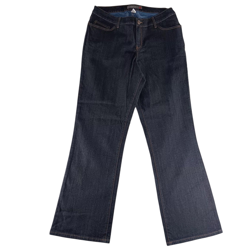Lane Bryant Venezia Boot Cut  Jeans Womens 2 (16-18) Dark Wash Classic Country